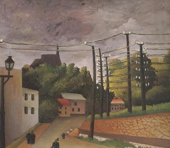 Henri Rousseau View of Malakoff oil painting picture